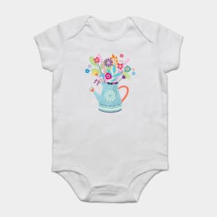 Flower watering can Baby Bodysuit